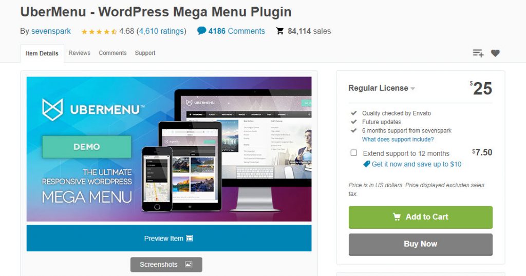 Pluginuri de meniu WordPress
