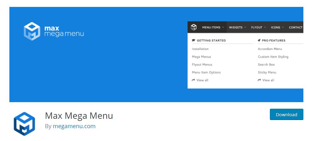 Pluginuri de meniu WordPress
