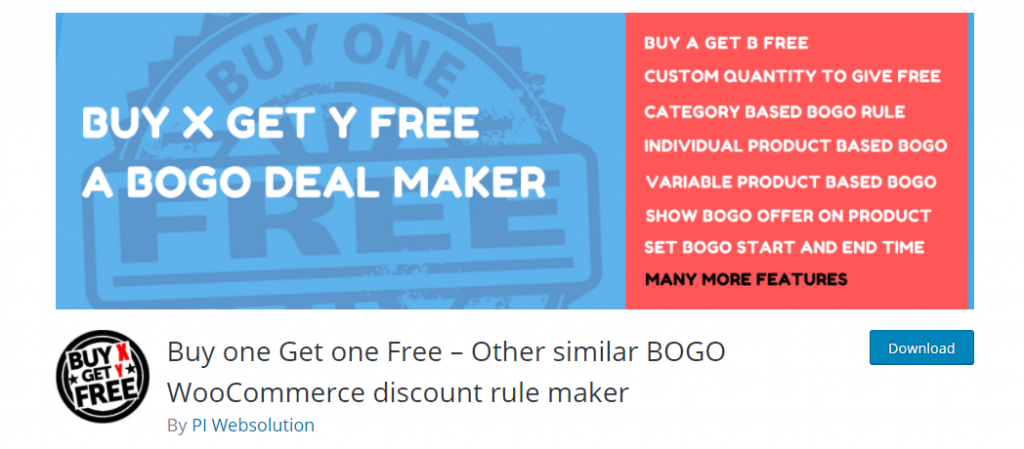 WooCommerce Acquista One Ottieni uno Plugin gratuiti
