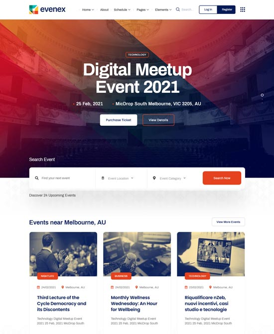 Temi WordPress per conferenze online
