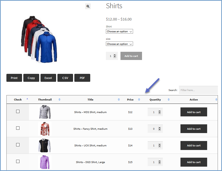 WooCommerce 제품 변형 플러그인