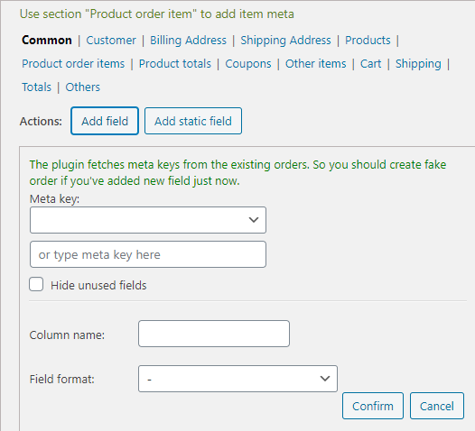 Esporta ordini in WooCommerce
