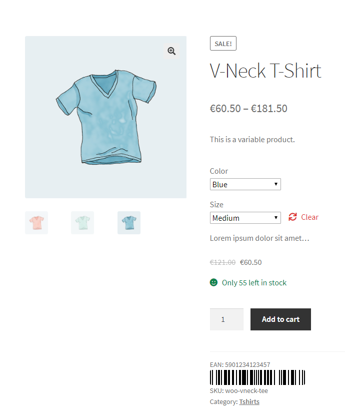 WooCommerce 條碼和二維碼插件