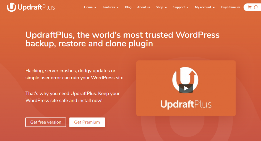 Backup di WordPress con Updraft