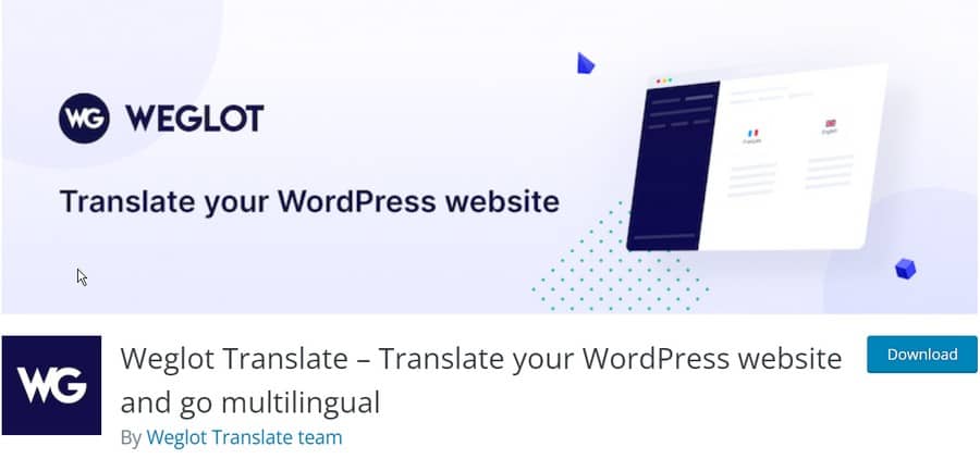 Weglot 워드프레스 플러그인