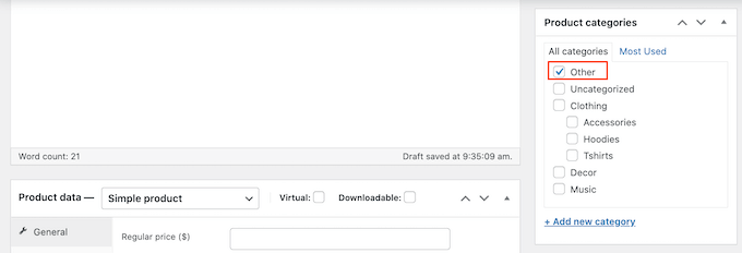 Ustawienia kategorii produktów WooCommerce The WooCommerce product category settings