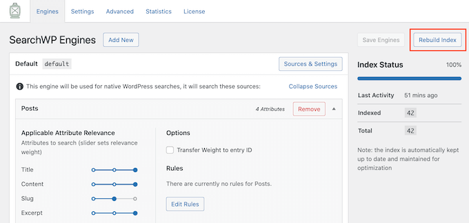 重建 WordPress 搜索索引 Rebuilding the WordPress search index