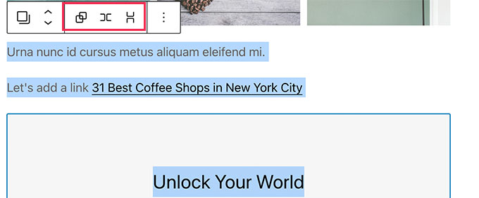 متعدد الصفوف أو تخطيط المكدس Multi block row or stack layout