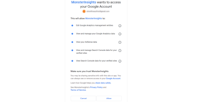 Zezwól na dostęp do swojego konta Google Allow access to your Google account