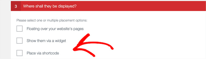 选择社交图标显示设置 Choose social icons display settings