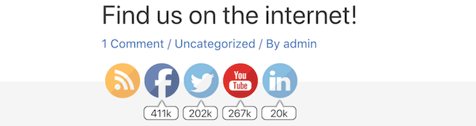 多用户计数 A range of subscriber counts.