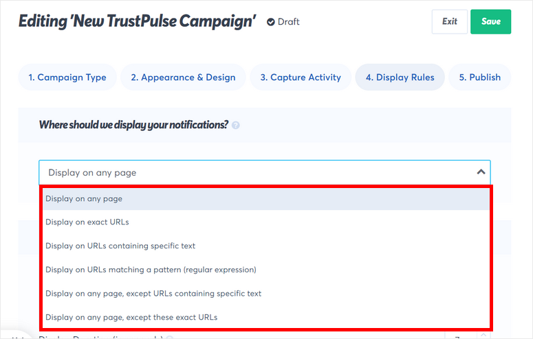 Trustpulse reguły wyświetlania - IsItWP - Darmowy wykrywacz motywów WordPress trustpulse display rules