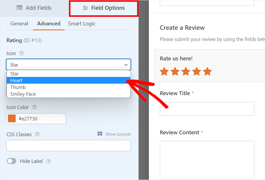 dostosowywanie pola oceny - IsItWP - Darmowy wykrywacz motywów WordPress rating field customization