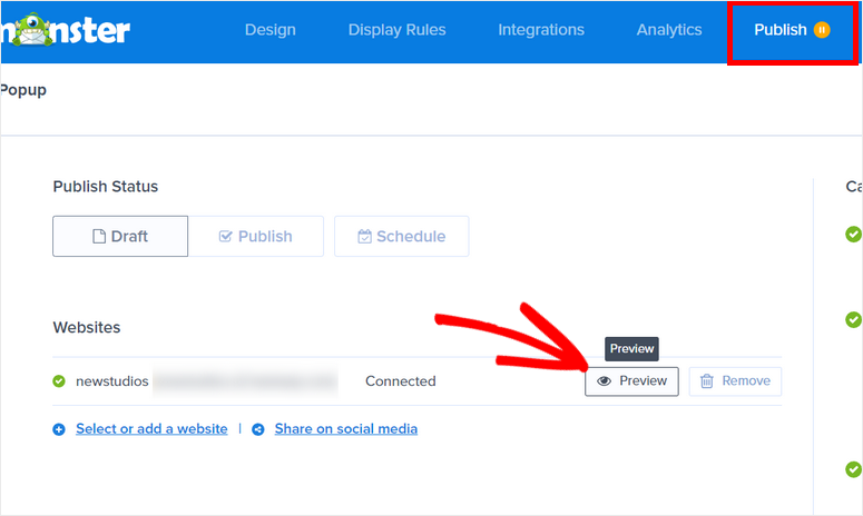 wyskakujące okienko podglądu - IsItWP - Darmowy wykrywacz motywów WordPress preview popup