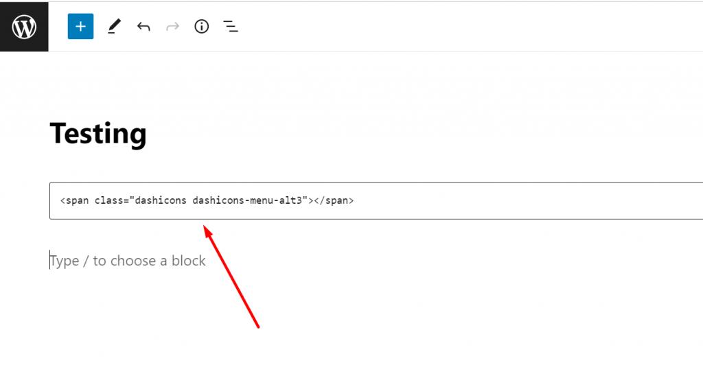 如何在您的网站上嵌入 WordPress 图标字体? 8 Dashicons code snippet