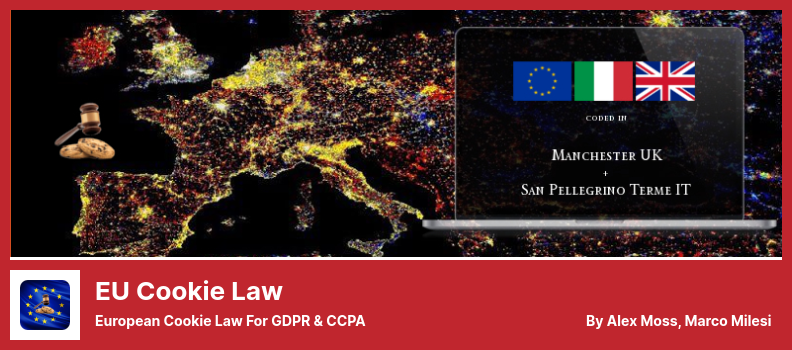 Complemento de la ley de cookies de la UE - Ley de cookies europea para GDPR y CCPA