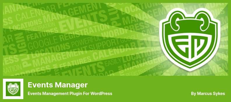 Плагин Events Manager — плагин управления событиями для WordPress