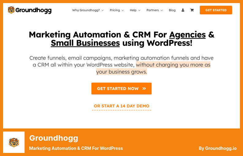 Complemento Groundhogg - Automatización de marketing y CRM para WordPress