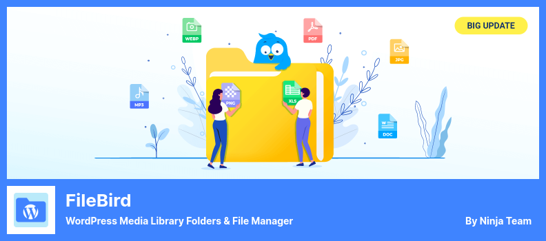 Complemento FileBird - Administrador de archivos y carpetas de la biblioteca multimedia de WordPress