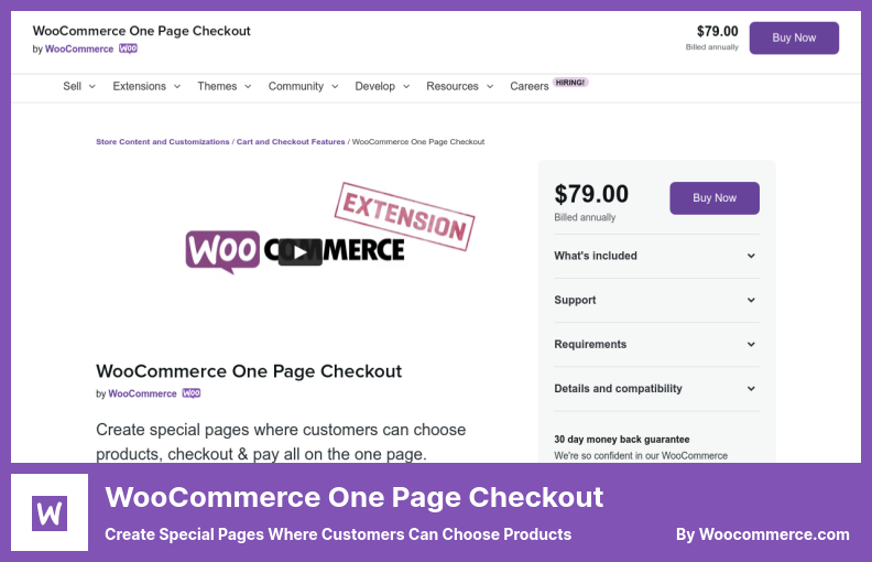 البرنامج الإضافي WooCommerce One Page Checkout - إنشاء صفحات خاصة حيث يمكن للعملاء اختيار المنتجات