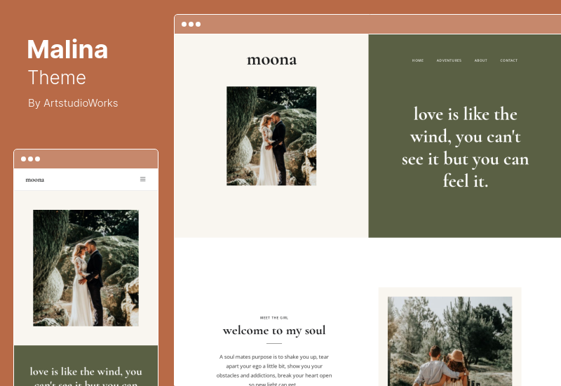 Malina Theme - Tema Blog WordPress Pribadi