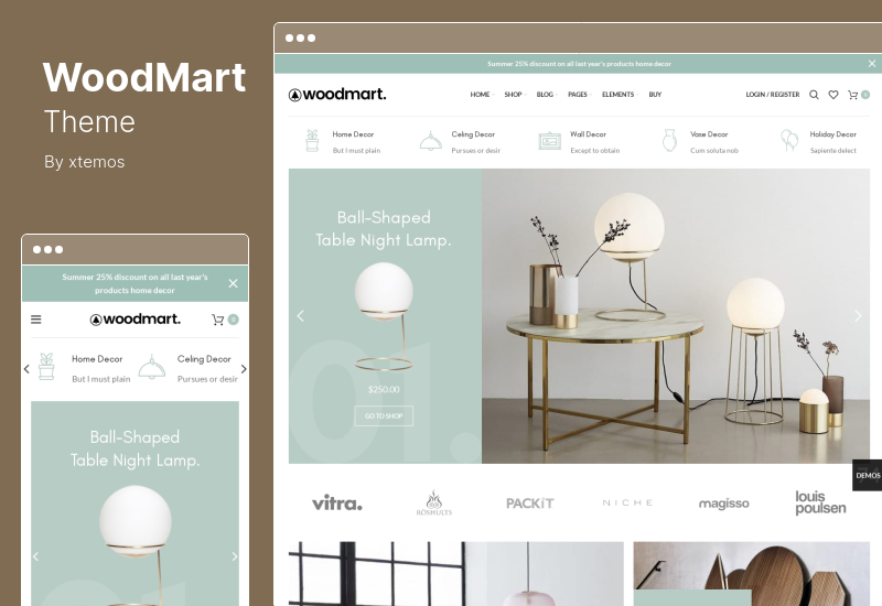 Tema WoodMart - Tema WooCommerce Serbaguna
