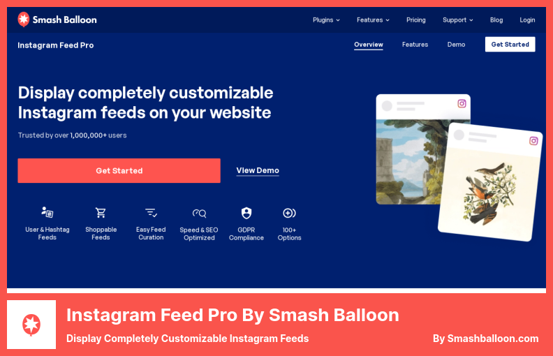 Instagram Feed Pro oleh Plugin Smash Balloon - Tampilan Umpan Instagram yang Dapat Disesuaikan Sepenuhnya