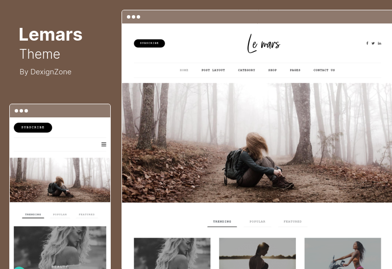Lemars 主題 - 個人博客 WordPress 主題