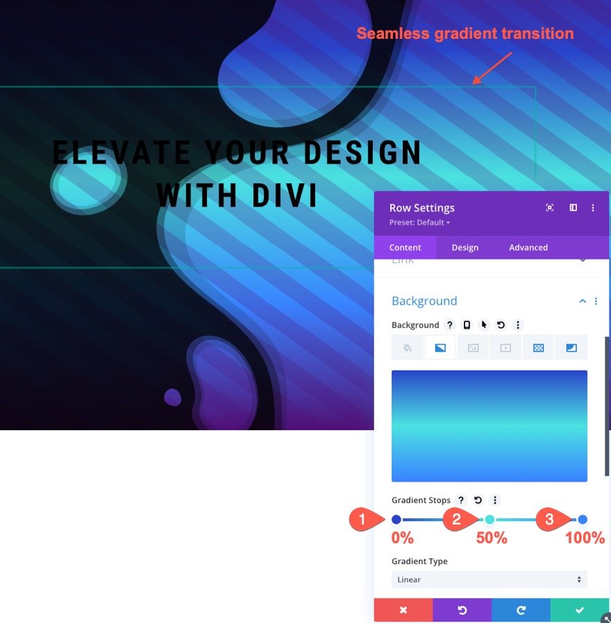 diviでのシームレスな背景デザインの移行