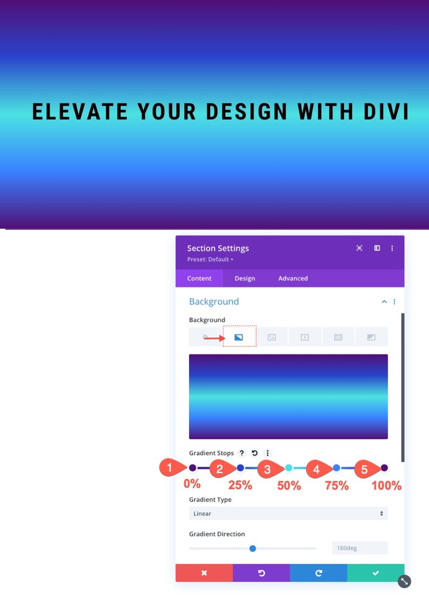 diviでのシームレスな背景デザインの移行