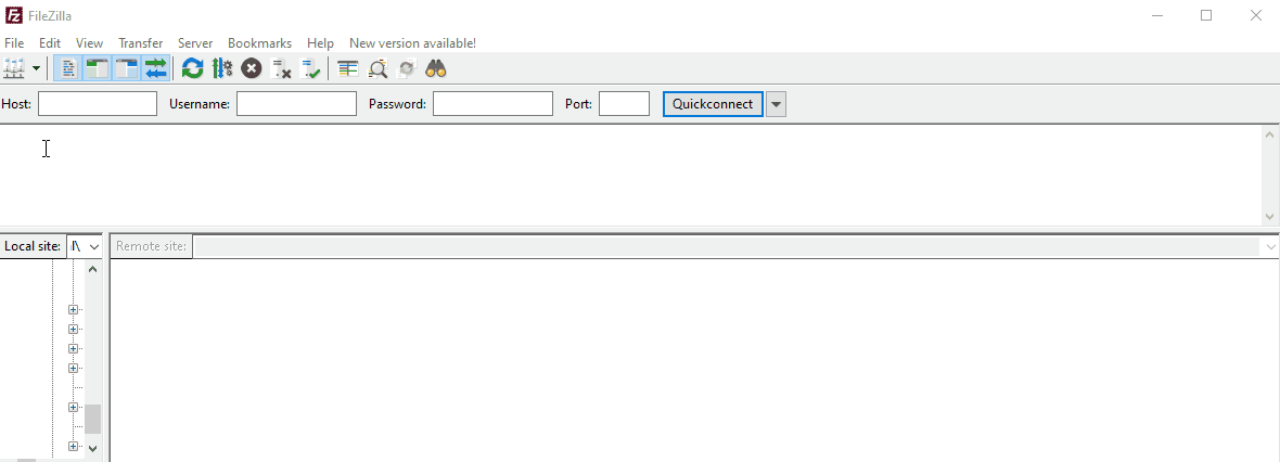 acessar FTP para WordPress - gerenciador de sites