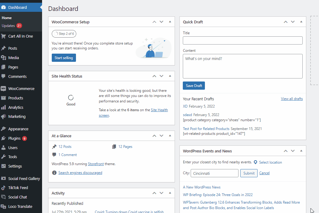 acessar ftp para WordPress - instalar plugin 1