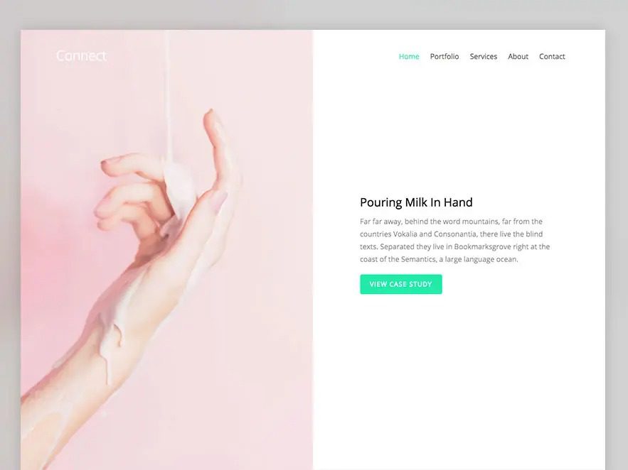 Șablon gratuit de profil Bootstrap Connect