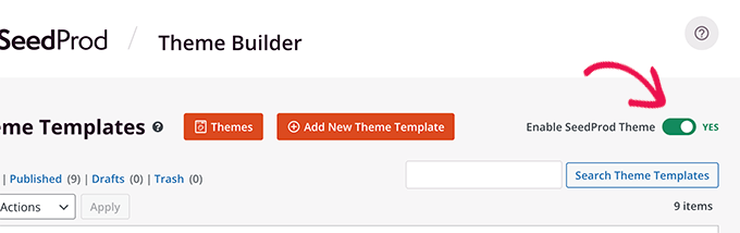 啟用自定義主題 Enable custom theme