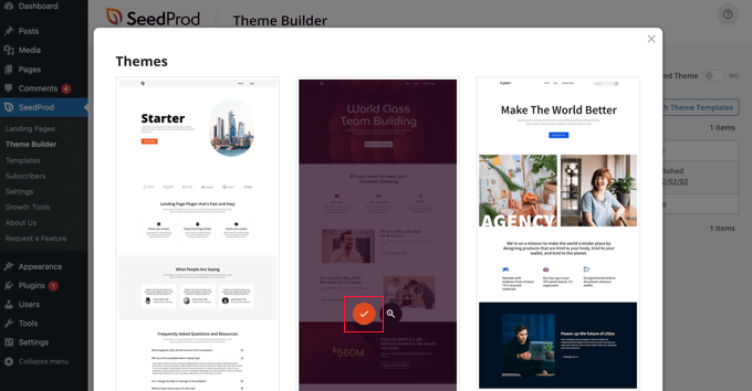 صفحة المدونات Select a Theme That Matches Your Needs