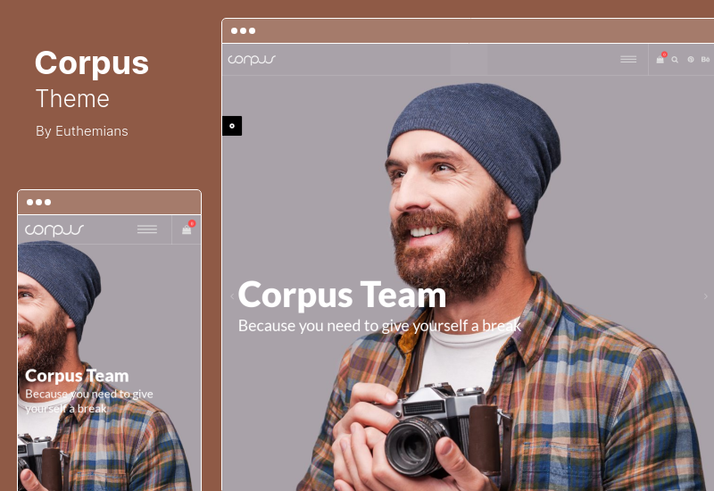 Corpus Theme - Responsives Corporate WordPress Theme