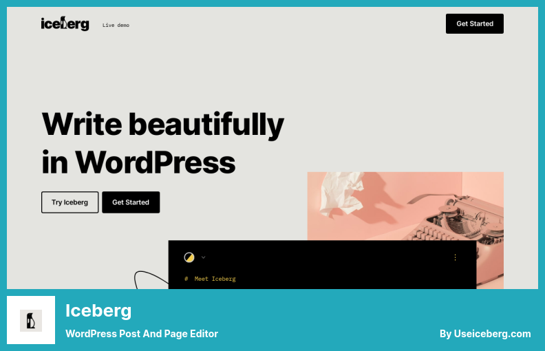 Icebergプラグイン-WordPress投稿およびページエディター