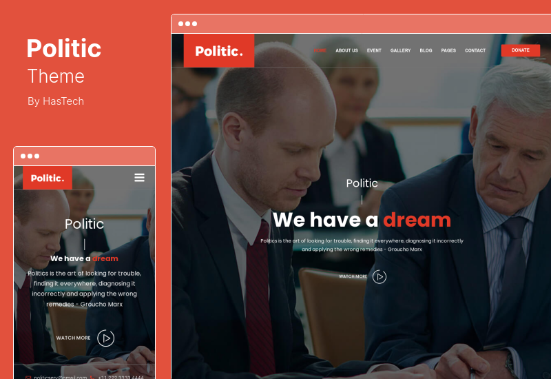 Политическая тема - Политическая тема WordPress
