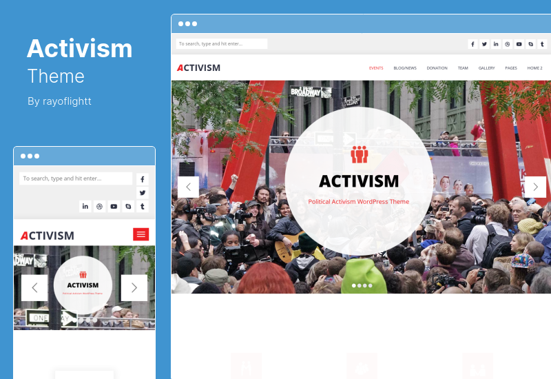 Activism Theme — политическая тема WordPress
