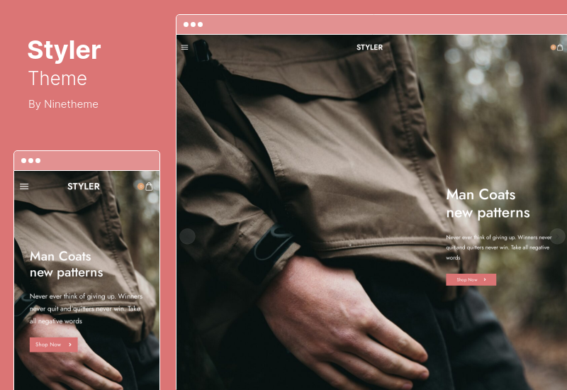 スタイラーテーマ-ElementoreCommerceWooCommerce Theme