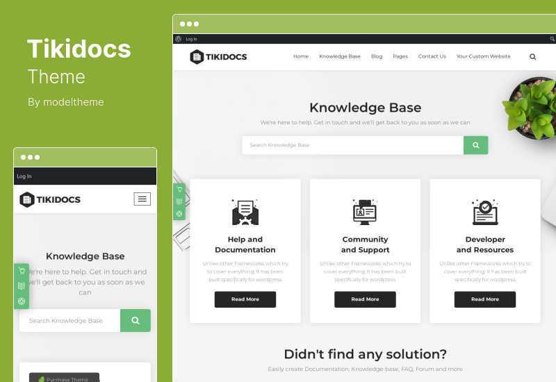 Tema Tikidocs - Forum Dukungan Basis Pengetahuan Tema WordPress RTL