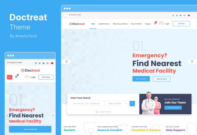 Tema Doctreat - Tema WordPress Direktori Dokter