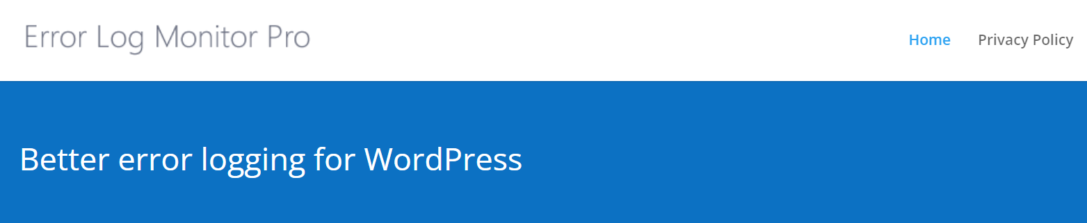 Error Log Monitor adalah salah satu plugin log aktivitas WordPress terbaik.