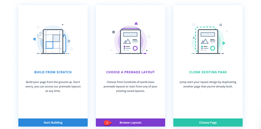 Divi Responsive Logo เมนูแบบเต็มความกว้าง เรียกดูเลย์เอาต์