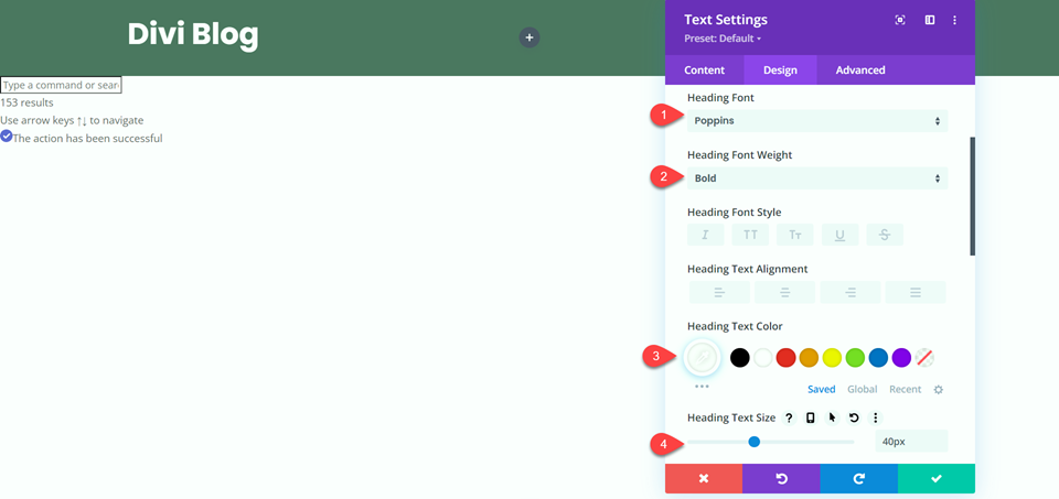 Divi Fullwidth vs Regular Menu Module แบบอักษรส่วนหัวของเมนูปกติ