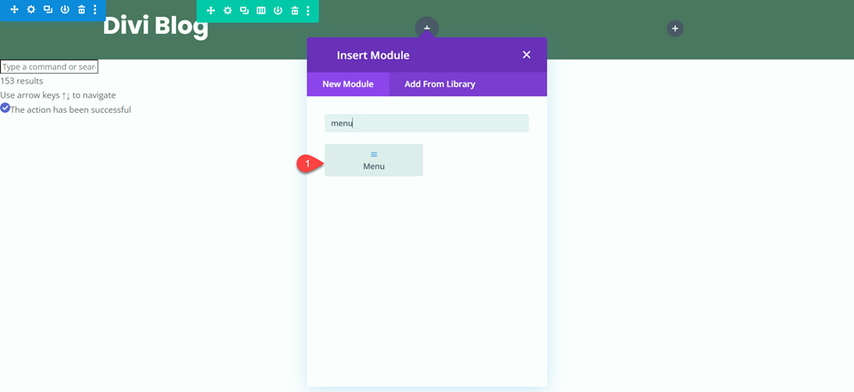 Divi Fullwidth vs Regular Menu Module เมนูปกติ เพิ่ม Menu