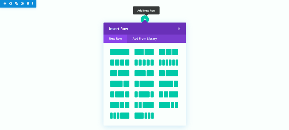 Divi Fullwidth เทียบกับโมดูลเมนูปกติ Regular Row