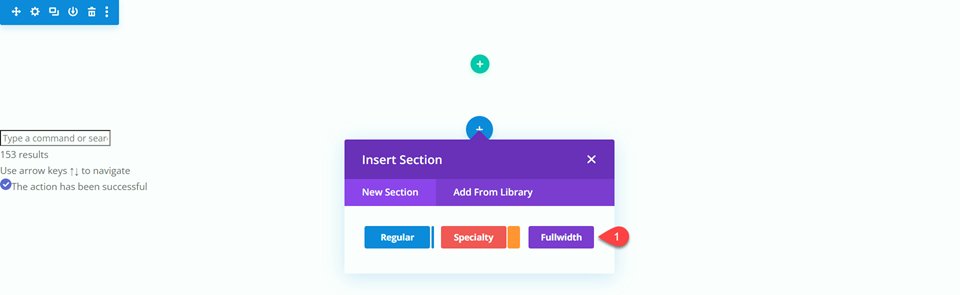 Divi Fullwidth vs Regular Menu Module แทรก Fullwidth Section