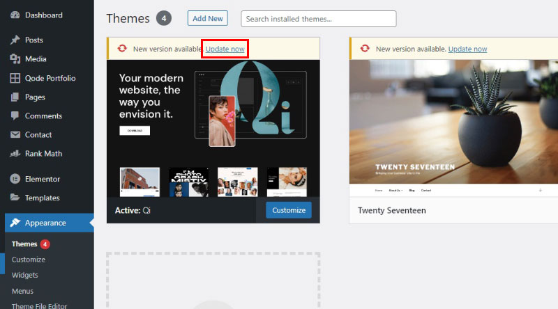 Comment nettoyer votre site WordPress 3 Update theme now