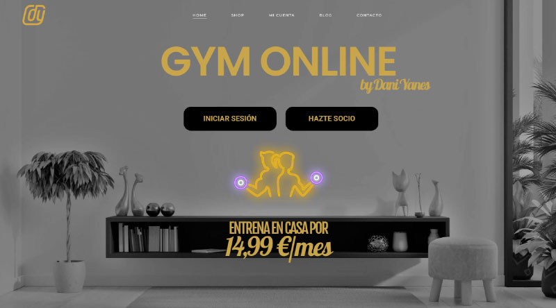 15 ตัวอย่างแรงบันดาลใจในการออกแบบเว็บไซต์กีฬาที่ดีที่สุด 4 Gym Online